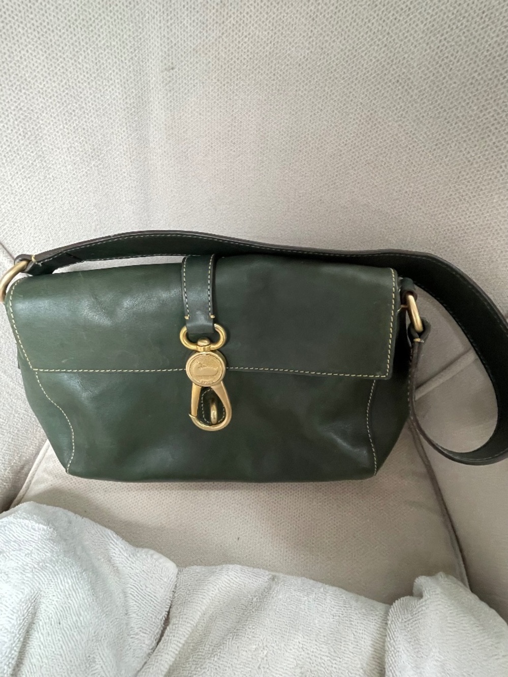 NWT Dooney & Bourke Florentine Large Libby in Ivy